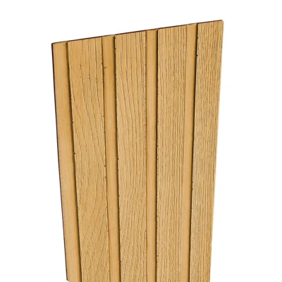 E-lamel Lamel na Elewację Wykończenie Domu Dąb Jasny