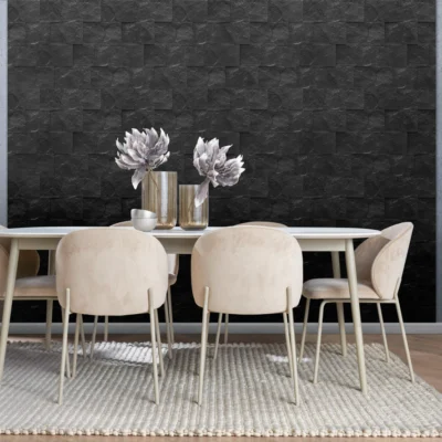 Aranżacja Jadalnia Grand Nero Kamień Elewacyjny