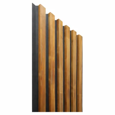 Teak Steelwood Panel Elewacyjny na Blaszce Trwała Elewacja na Domku